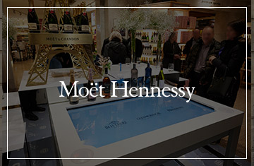 MOËT HENNESSY - Vinexpo stand - ELBA Group - fabricant PLV Luxe